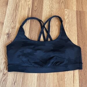 Black Cam Sports Bra Lululemon